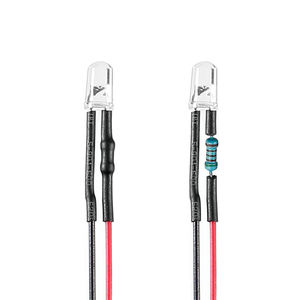 Foro passante <span class=keywords><strong>LED</strong></span> con cavo DIP <span class=keywords><strong>LED</strong></span> con Pre-cablato e connettore 5V 3V <span class=keywords><strong>12V</strong></span> 220V 110V lunghezza personalizzata - Product Image 6