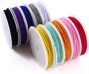 1mm Beading Elastic Cords Stretch <strong>String</strong> Crafting Threads for Jewelry Making Polyester Round Thread for Clothes Shoes - Product Image 6