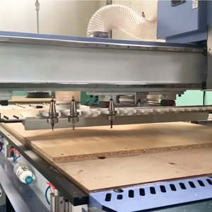 Macchina ad alta velocità 3 assi CNC Router per compensato MDF taglio servomotore 6KW consumo di energia SYNTEC DSP Control - Product Image 6