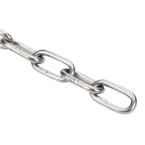 Factory Price SS201 SS304 Lifting <strong>Chain</strong> Stainless Steel Link Fence <strong>Chain</strong> DIN5685C <strong>DIN763</strong> - Product Image 1