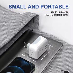 Dual USB-C 3.4 Port <strong>Multi</strong>-function Travel <strong>Plug</strong> <strong>Adapter</strong> US to Europe International Electrical <strong>Plug</strong> - Product Image 6
