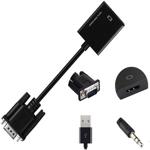 Convertidor de potencia de audio VGA a HDMI, línea de conversión 1080P HD - Product Image 5