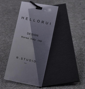 Printed Logo Clear Pvc Hangtags Garment Clothes <strong>Custom</strong> Hang <strong>Tags</strong> Luxury Swing <strong>Tags</strong> Set <strong>String</strong> Pin Design Paper Clothing <strong>Tag</strong> - Product Image 6
