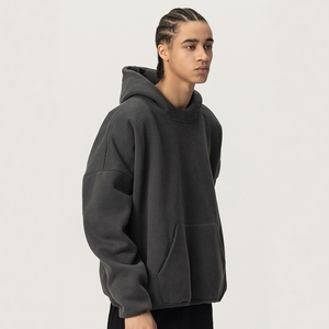 Yüksek sokak Kanye stil Baggy boş Hoodies özel 400GSM ağır kazak batı rapçi artı boyutu erkek Hoodie ve kazak