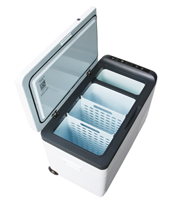 Tủ Đông Tự Động Dc 12/24V Di Động Tủ Lạnh Mini Cho Xe Hơi 20l Để Cắm Trại - Product Image 4