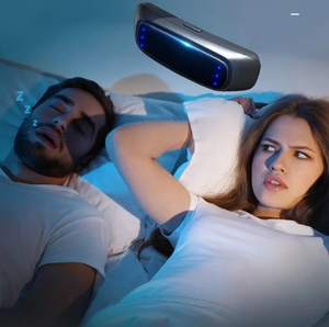 電気スマートEMSパルスストップいびきポータブル快適な睡眠よくいびき停止睡眠無呼吸いびき防止装置睡眠補助具 - Product Image 3