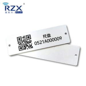QR <strong>Code</strong> Barcode Number Printing UHF Tag ISO18000 6C Monza R6P M730 M750 RFID PVC Card with Holes - Product Image 2