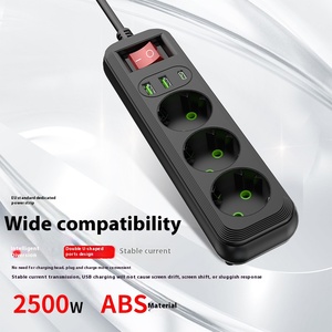 Yüksek kaliteli acacabs duvara monte fiş kurulu, 3 yollu ab tak ile 2m kordon, 16A rus Touchproof soket ev aletleri için - Product Image 2