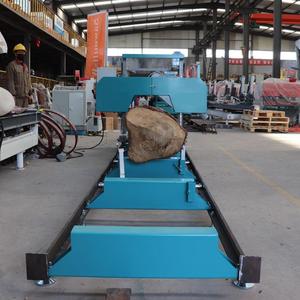 Taşıma yuvarlak Log sürgülü masa testere makinesi ile çift bıçak dairesel testere - Product Image 2