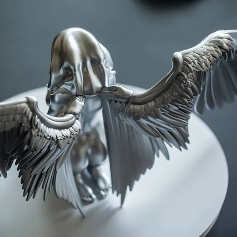 Escultura arte decoración del hogar alas de Ángel escultura creativa resina decoración de escritorio artesanía hecha a mano escultura decoración de lujo hogar