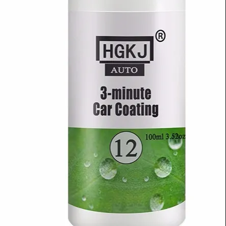HGKJ-AUTO-12 nhanh 3 phút sơn xe 100ml để cải thiện độ sáng, kỵ nước và tự làm sạch