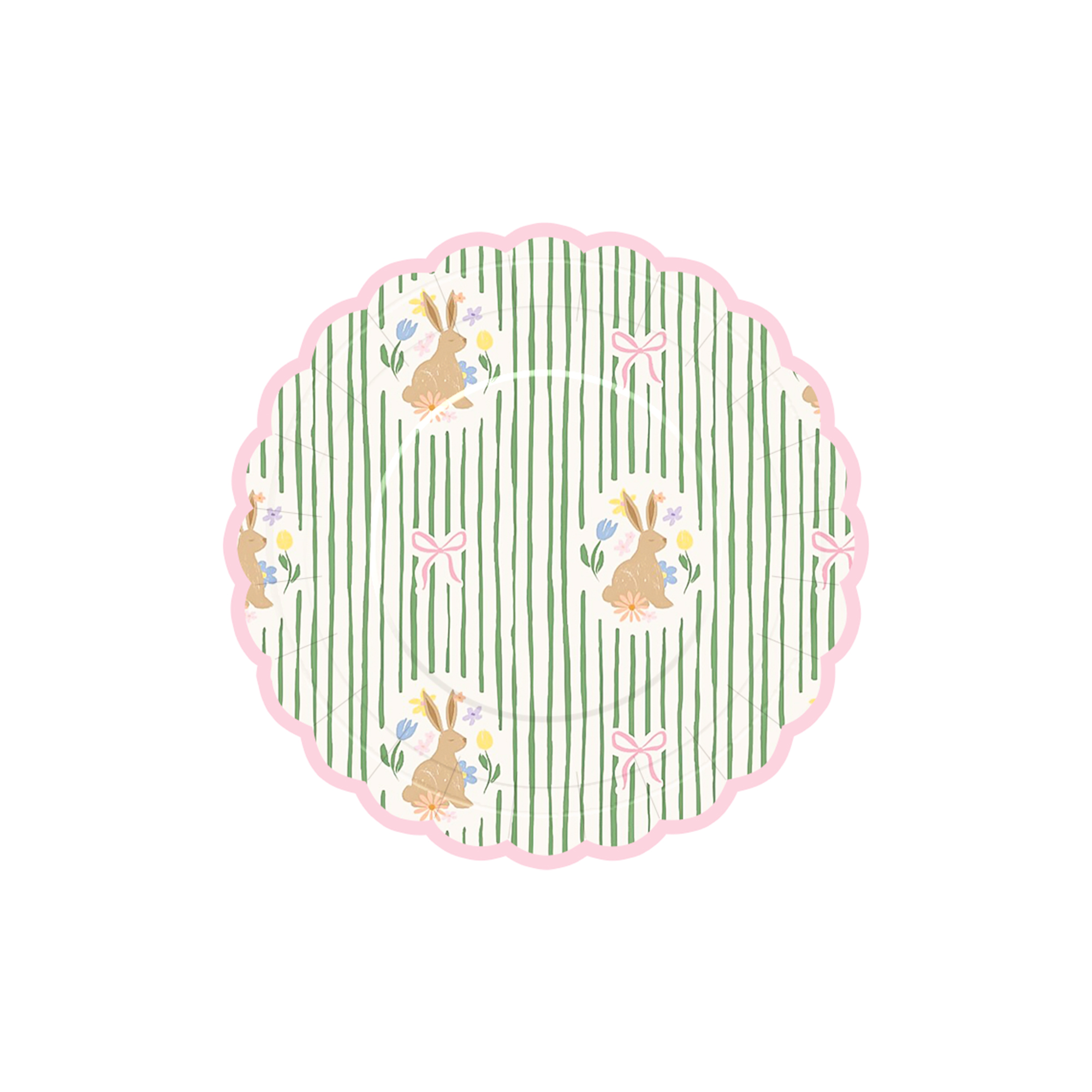 Plato de papel de 7 pulgadas * 8 piezas