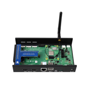 Scatola di metallo Waveshare per Raspberry Pi Compute modulo 4 IO Board con ventola di raffreddamento CM4-IO-BOARD-CASE-A - Product Image 6