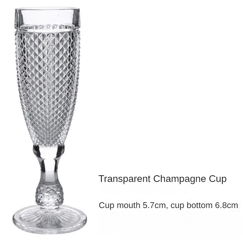 Copas de champán pequeñas con diamantes