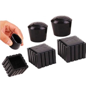 圆形方形矩形橡胶桌椅腿脚帽管端盖-耐用橡胶产品 - Product Image 1