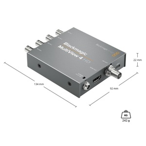 Multivisor de pantalla y señalización digital MULTIVIEW 4 HD para 4 fuentes SDI SD/HD - Product Image 2