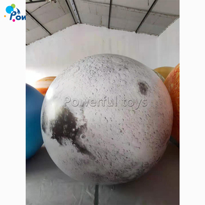 Yüksek kaliteli dev şişme gezegenler lamba ile şişme gezegenler seti özelleştirilmiş renkli şişme gezegen - Product Image 2