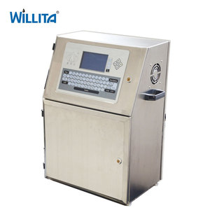 Neue automatische Cij-Tinten strahl drucker maschine Kleines Zeichen 600dpi Lösungsmittel Wasser flasche Verfalls datum Codierung Chargen nummer Codierung