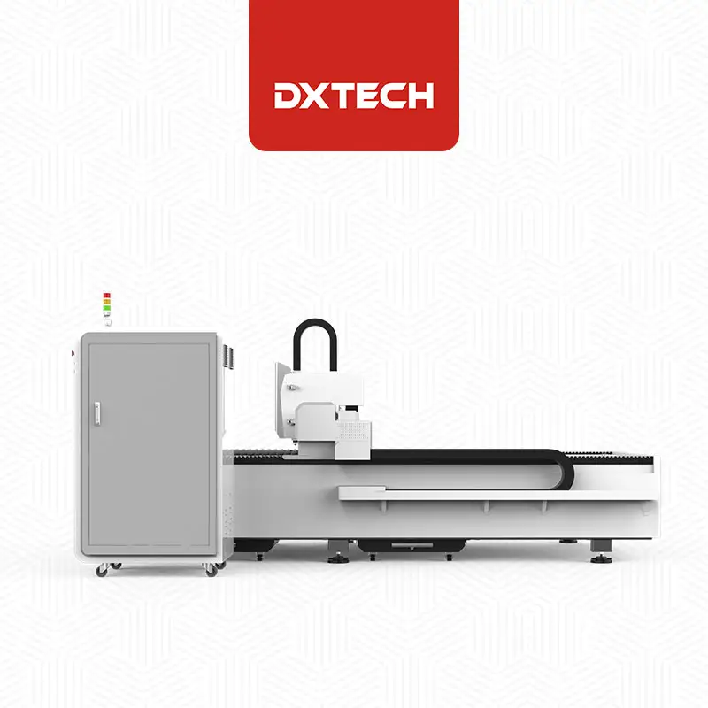 Dxtech laser pemotong 1500*3000mm, mesin pemotong lembaran logam karbon CNC lembar laser pemotong