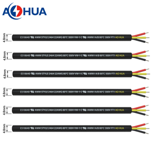 Cihaz kontrolleri kabloları 2 3 4 5 6 Pin çekirdek 16 18 20 22 24 AWG UL2464 siyah beyaz PVC güç sinyal elektrik telleri rulo - Product Image 4