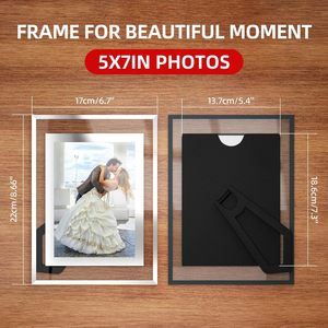 Customized Crystal Glass Gold <strong>Photo</strong> <strong>Frame</strong> 4x6 5x7 <strong>8x10</strong> Picture <strong>Frame</strong> Glass for Tabletop Display Vertical or Horizontal - Product Image 2