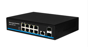 原始设备制造商16MB闪存128mb内存8 + 2 sfp端口千兆vlan托管交换机支持远程登录/控制台/网络/SSH - Product Image 4