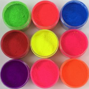 Kozmetik sınıfı göz farı UV boyalar fosfor floresan Pigment tozu