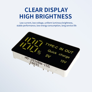 Fabrik Großhandel Custom 7 Segment LED-Anzeige Hohe Helligkeit Gelbes Licht Auto Start leistung LED-Anzeige Digital röhre - Product Image 2