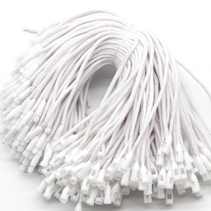 Factory Wholesale 20cm Recyclable Disposable Hang Tag <strong>Strings</strong> Cotton Rope Polyester Hangtag <strong>String</strong> for Clothing - Product Image 3