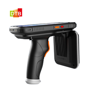 RFID Handheld Scanner Barcode QR Code <strong>Reader</strong> <strong>HF</strong>+UHF Dual Frequency RFID Handheld Tag <strong>Reader</strong>