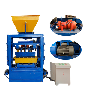 QT4-24 Semi-automatic Cement Hollow Brick Making <strong>Machine</strong> Production Line <strong>Interlock</strong> Paving <strong>Block</strong> Moulding From China - Product Image 3