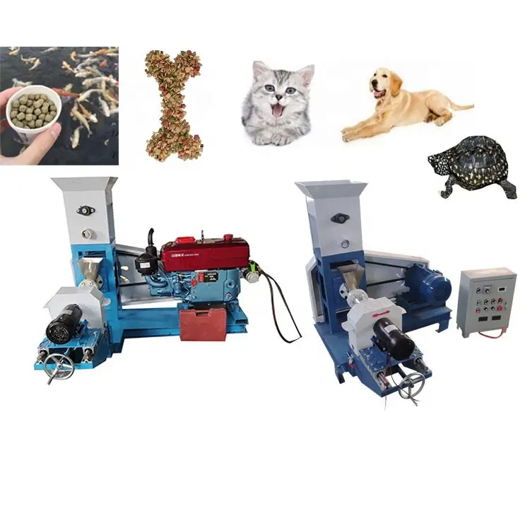 Extrusora de alimentação de animais, máquina flutuante de extrusora para animais de estimação, cães e gatos com formato de osso