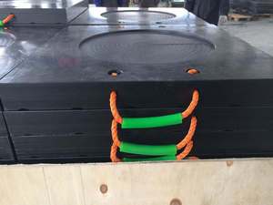 Cần cẩu OUTRIGGER/ổn định Float <span class=keywords><strong>Pads</strong></span>/<span class=keywords><strong>Crane</strong></span> Pad OUTRIGGER Mat nhựa PE cần cẩu chân miếng thảm - Product Image 6