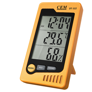 CEM 2017 Nuevo termómetro meteorológico higrómetro Sensor de temperatura y humedad portátil con pantalla de función multientorno - Product Image 3