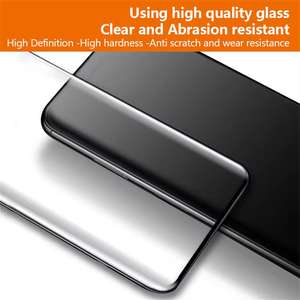 Cao Cấp 9H 2.5D Đầy Đủ Bìa Màu Đen Cạnh Keo Chống Xước Điện Thoại Tempered Glass Bảo Vệ Màn Hình Phim Bảo Vệ Cho Vivo Chung Loạt - Product Image 3