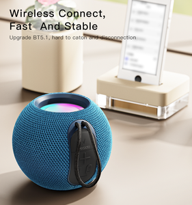 YSW13 Mini altavoz portátil BT Sonido envolvente inalámbrico Tarjeta TF Altavoz inalámbrico con cuerda personalizable - Product Image 5