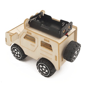 C-34 DlY elektrikli Jeep yapı blok oyuncaklar yaratıcı zihin çocuklar düşünme egzersiz çocuk yeteneği üzerinde el geliştirmek küçük araba modeli - Product Image 2