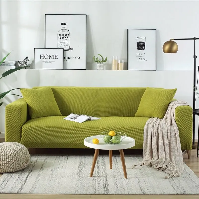 Funda de sofá elástica de Color sólido de combinación Universal moderna superventas