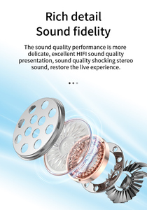 Novo Fone de Ouvido Sem Fio com Graves Potentes, Conectores USB Tipo-C, Canal Estéreo, Dobrável, <span class=keywords><strong>Bluetooth</strong></span> - Product Image 6