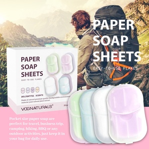 Private Label <strong>Soap</strong> Paper <strong>Sheets</strong> Portable Disposable Travel Scented Bath Slice for Travel and Outdoor Natural Paper <strong>Soap</strong>