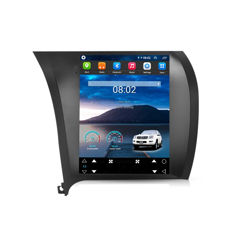 Radio mobil Android, pemutar Multimedia navigasi GPS untuk Kia K3 Cerato Forte 2013-2017 Carplay untuk Tesla gaya layar Audio 2 Din