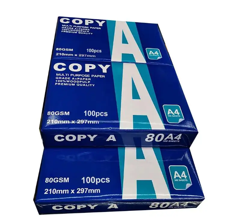 Papel de fotocopiadora A4 de fábrica, 80g, al mejor precio, a4, venta al por mayor