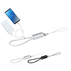 Cable de datos personalizado Mini tipo C portátil de metal suave tipo C a tipo C Cable de llavero de carga rápida para viajes - Product Image 2