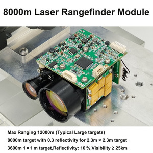 ワイヤレス赤外線センサーレーザー距離8000m屋外UART 1535nm 8km距離計ハンドヘルドモバイルデバイス用テレメーターモジュール - Product Image 6