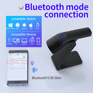 GTCODESTAR X-3500手持式自动扫描2.4G二维码阅读器蓝牙条形码阅读器带支架2D无线条形码扫描仪