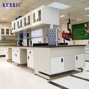 Modernes neues Design Hot Selling Custom ized Stahl und Holz Central Island Lab Bench Tisch elektronischer Labor tisch - Product Image 5