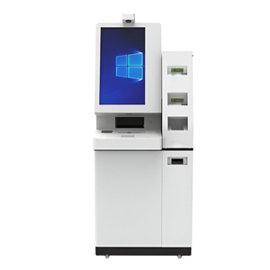 Quiosco de autoservicio con pantalla táctil con escáner de código QR e impresora térmica para pagos sin efectivo en centros comerciales y bancos - Product Image 1