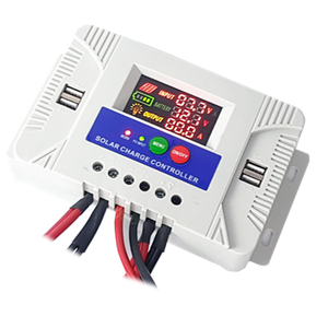 Высокое качество 50A регулятор 12/24V 50A PWM регулятором солнечного заряда контроллер с 2.1A USB и ЖК-дисплеем