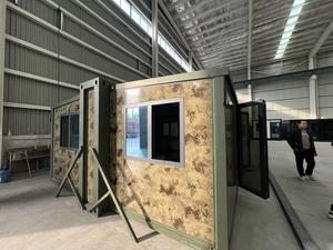 Taşınabilir ev katlanabilir konteyner ev 19X20Ft genişletilebilir katlanabilir prefabrik mobil ev <span class=keywords><strong>Ho</strong></span> entegre katlanabilir ev