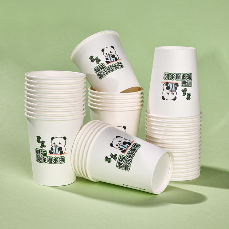 Panda bebiendo agua - extra grueso 250ml